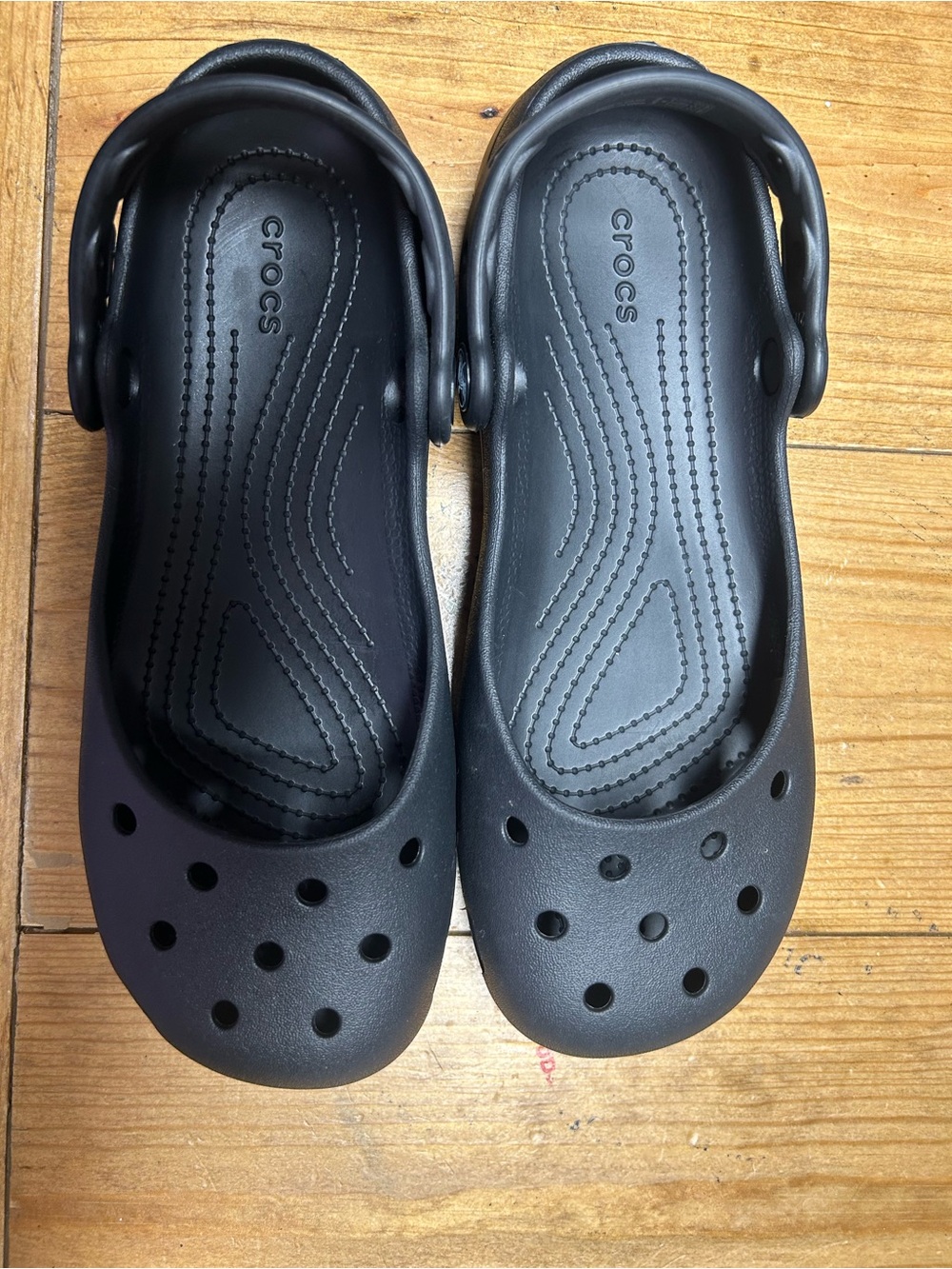 CROCS CLASSIC BALLET Flats new? Black size 6